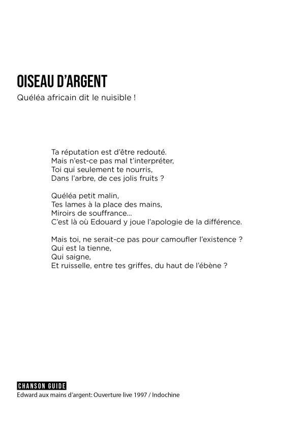 Oiseau d’argent