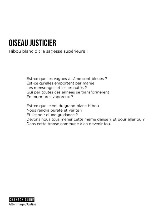 Oiseau justicier